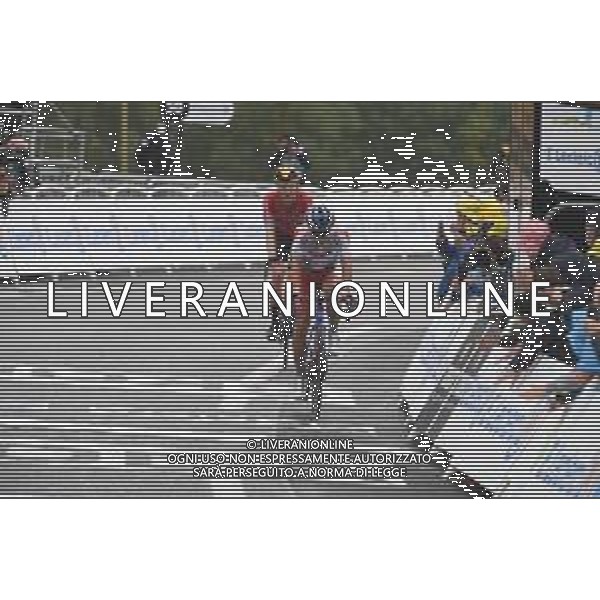 13-07-2021 Tour De France; Tappa 16 Pas De La Case - Saint Gaudens; 2021, Total - Direct Energie; 2021, Bahrain - Victorious; Doubey, Fabien; Wright, Fred; Saint Gaudens; ©SIROTTI/AGENZIA ALDO LIVERANI SAS