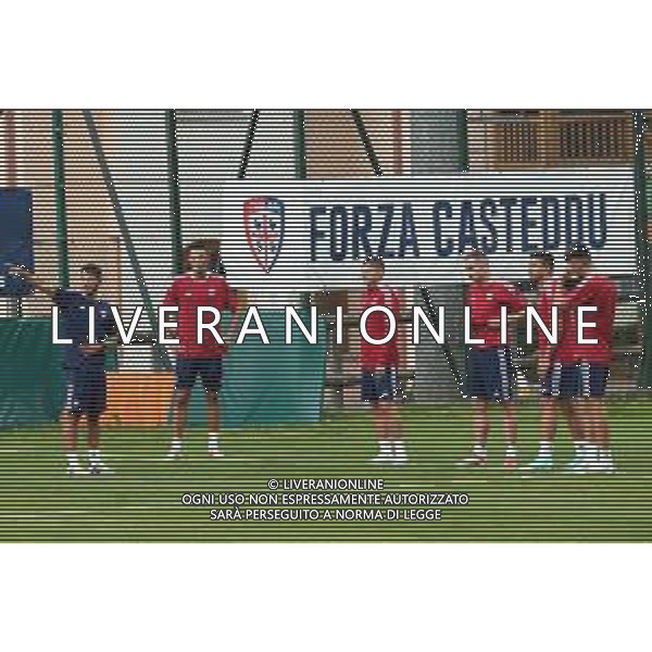 CAGLIARI CALCIO IN RITIRO ESTIVO PRECAMPIONATO 2021/2022 A PEJO 15.07.2021 - NELLA FOTO ALLENAMENTO DI GRUPPO ©MOSCA/AGENZIA ALDO LIVERANI SAS