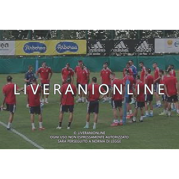 CAGLIARI CALCIO IN RITIRO ESTIVO PRECAMPIONATO 2021/2022 A PEJO 15.07.2021 - NELLA FOTO ALLENAMENTO DI GRUPPO ©MOSCA/AGENZIA ALDO LIVERANI SAS