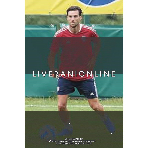 CAGLIARI CALCIO IN RITIRO ESTIVO PRECAMPIONATO 2021/2022 A PEJO 15.07.2021 - ALLENAMENTO NELLA FOTO LUCA CEPPITELLI ©MOSCA/AGENZIA ALDO LIVERANI SAS