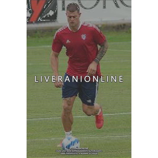 CAGLIARI CALCIO IN RITIRO ESTIVO PRECAMPIONATO 2021/2022 A PEJO 15.07.2021 - ALLENAMENTO NELLA FOTO ALBERTO CERRI ©MOSCA/AGENZIA ALDO LIVERANI SAS