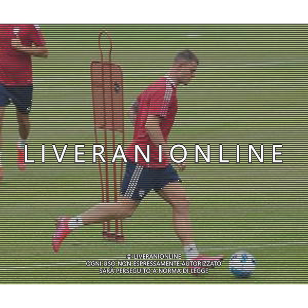 CAGLIARI CALCIO IN RITIRO ESTIVO PRECAMPIONATO 2021/2022 A PEJO 15.07.2021 - ALLENAMENTO NELLA FOTO ALBERTO CERRI ©MOSCA/AGENZIA ALDO LIVERANI SAS