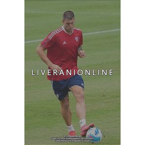 CAGLIARI CALCIO IN RITIRO ESTIVO PRECAMPIONATO 2021/2022 A PEJO 15.07.2021 - ALLENAMENTO NELLA FOTO ALBERTO CERRI ©MOSCA/AGENZIA ALDO LIVERANI SAS