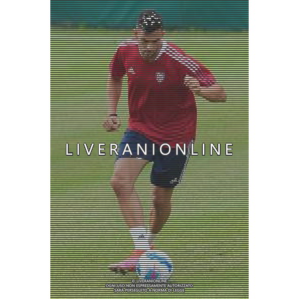 CAGLIARI CALCIO IN RITIRO ESTIVO PRECAMPIONATO 2021/2022 A PEJO 15.07.2021 - ALLENAMENTO NELLA FOTO LYKOGIANNIS CHARALAMPOS ©MOSCA/AGENZIA ALDO LIVERANI SAS