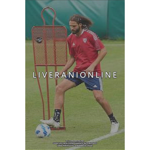 CAGLIARI CALCIO IN RITIRO ESTIVO PRECAMPIONATO 2021/2022 A PEJO 15.07.2021 - ALLENAMENTO NELLA FOTO LEONARDO PAVOLETTI ©MOSCA/AGENZIA ALDO LIVERANI SAS