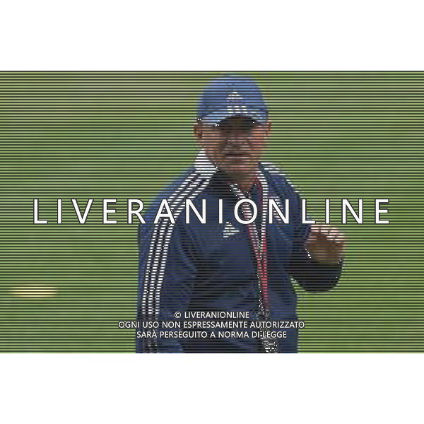 CAGLIARI CALCIO IN RITIRO ESTIVO PRECAMPIONATO 2021/2022 A PEJO 15.07.2021 - ALLENAMENTO NELLA FOTO L\'ALLENATORE LEONARDO SEMPLICI ©MOSCA/AGENZIA ALDO LIVERANI SAS