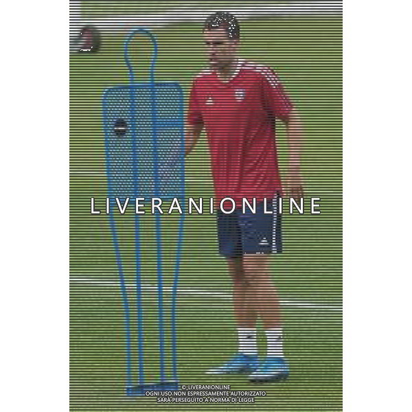 CAGLIARI CALCIO IN RITIRO ESTIVO PRECAMPIONATO 2021/2022 A PEJO 15.07.2021 - ALLENAMENTO NELLA FOTO KEVIN STROOTMAN ©MOSCA/AGENZIA ALDO LIVERANI SAS