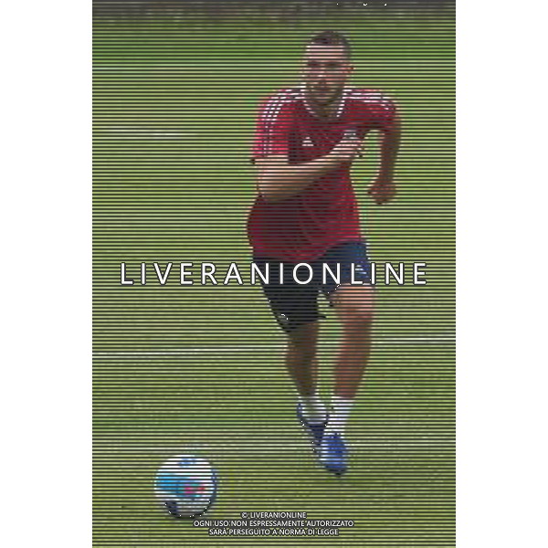 CAGLIARI CALCIO IN RITIRO ESTIVO PRECAMPIONATO 2021/2022 A PEJO 15.07.2021 - ALLENAMENTO NELLA FOTO SEBASTIAN WALUKIEWICZ ©MOSCA/AGENZIA ALDO LIVERANI SAS