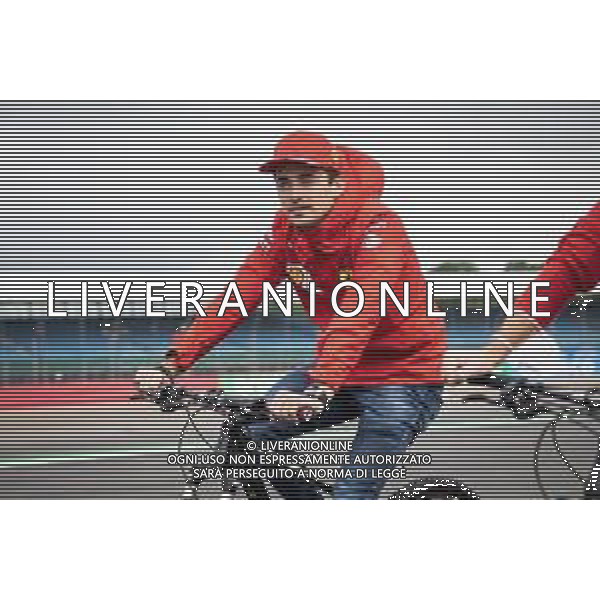 Charles Leclerc (MON) Ferrari rides the circuit. 15.07.2021. Formula 1 World Championship, Rd 10, British Grand Prix, Silverstone, England, Preparation Day. - www.xpbimages.com, EMail: requests@xpbimages.com © Copyright: Bearne / XPB Images/AGENZIA ALDO LIVERANI SAS - ITALY ONLY EDITORIAL USE ONLY
