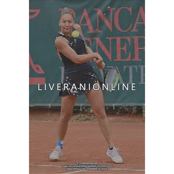 © TVRG Trofeo Bonfiglio Georgia Pedone ITA vs Sofia Costoulas BEL nella foto Sofia Costoulas Milano 15-07-2021 Tennis Club Alberto Bonacossa Campionati Internazionali d\'Italia categoria juniores 61mo Trofeo Bonfiglio - ottavi di finale foto Roberto Garavaglia/ag. Aldo Liverani sas