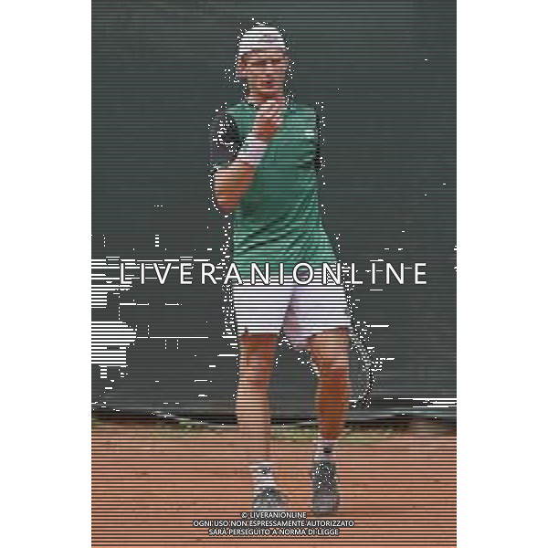 © TVRG Trofeo Bonfiglio Daniele Minighini ITA vs Giorgio Tabacco ITA nella foto Giorgio Tabacco Milano 15-07-2021 Tennis Club Alberto Bonacossa Campionati Internazionali d\'Italia categoria juniores 61mo Trofeo Bonfiglio - ottavi di finale foto Roberto Garavaglia/ag. Aldo Liverani sas