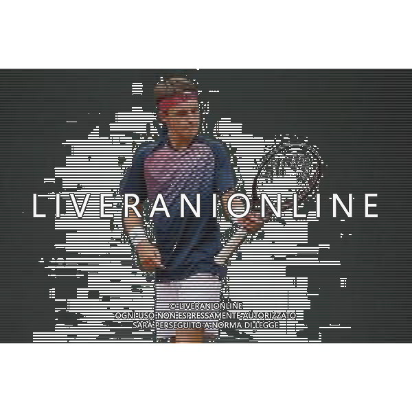 © TVRG Trofeo Bonfiglio Daniele Minighini ITA vs Giorgio Tabacco ITA nella foto Daniele Minighini Milano 15-07-2021 Tennis Club Alberto Bonacossa Campionati Internazionali d\'Italia categoria juniores 61mo Trofeo Bonfiglio - ottavi di finale foto Roberto Garavaglia/ag. Aldo Liverani sas