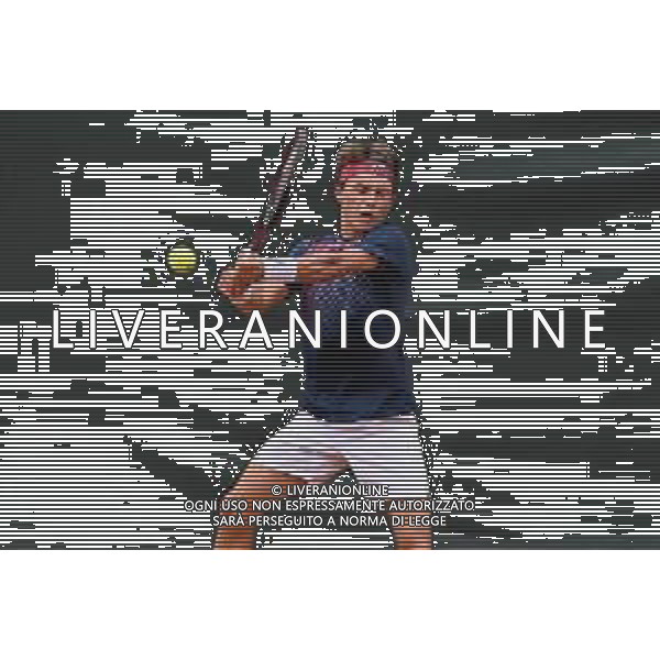 © TVRG Trofeo Bonfiglio Daniele Minighini ITA vs Giorgio Tabacco ITA nella foto Daniele Minighini Milano 15-07-2021 Tennis Club Alberto Bonacossa Campionati Internazionali d\'Italia categoria juniores 61mo Trofeo Bonfiglio - ottavi di finale foto Roberto Garavaglia/ag. Aldo Liverani sas