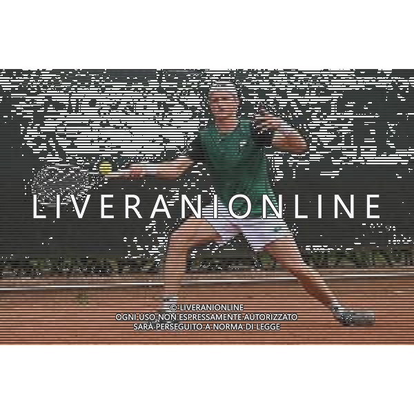 © TVRG Trofeo Bonfiglio Daniele Minighini ITA vs Giorgio Tabacco ITA nella foto Giorgio Tabacco Milano 15-07-2021 Tennis Club Alberto Bonacossa Campionati Internazionali d\'Italia categoria juniores 61mo Trofeo Bonfiglio - ottavi di finale foto Roberto Garavaglia/ag. Aldo Liverani sas