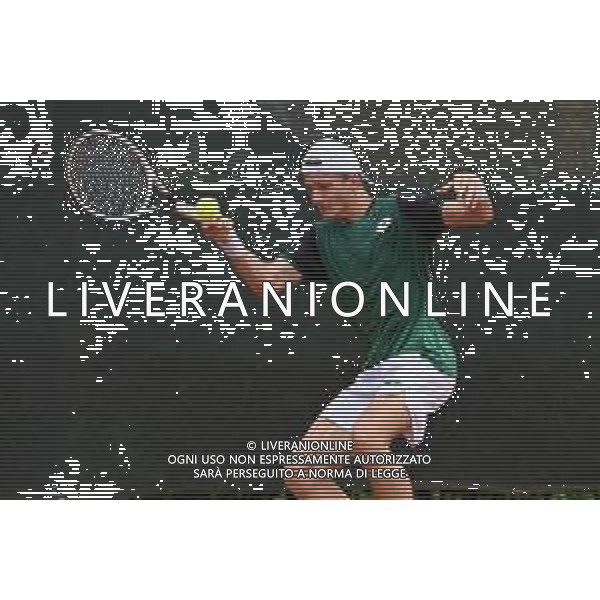 © TVRG Trofeo Bonfiglio Daniele Minighini ITA vs Giorgio Tabacco ITA nella foto Giorgio Tabacco Milano 15-07-2021 Tennis Club Alberto Bonacossa Campionati Internazionali d\'Italia categoria juniores 61mo Trofeo Bonfiglio - ottavi di finale foto Roberto Garavaglia/ag. Aldo Liverani sas
