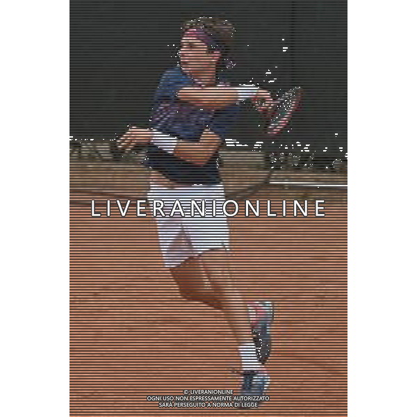 © TVRG Trofeo Bonfiglio Daniele Minighini ITA vs Giorgio Tabacco ITA nella foto Daniele Minighini Milano 15-07-2021 Tennis Club Alberto Bonacossa Campionati Internazionali d\'Italia categoria juniores 61mo Trofeo Bonfiglio - ottavi di finale foto Roberto Garavaglia/ag. Aldo Liverani sas