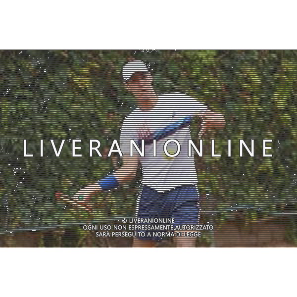 © TVRG Trofeo Bonfiglio Giulio Perego ITA vs Jakub Mensik CZE nella foto Giulio Perego Milano 15-07-2021 Tennis Club Alberto Bonacossa Campionati Internazionali d\'Italia categoria juniores 61mo Trofeo Bonfiglio - ottavi di finale foto Roberto Garavaglia/ag. Aldo Liverani sas