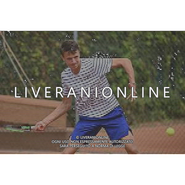 © TVRG Trofeo Bonfiglio Giulio Perego ITA vs Jakub Mensik CZE nella foto Jakub Mensik Milano 15-07-2021 Tennis Club Alberto Bonacossa Campionati Internazionali d\'Italia categoria juniores 61mo Trofeo Bonfiglio - ottavi di finale foto Roberto Garavaglia/ag. Aldo Liverani sas
