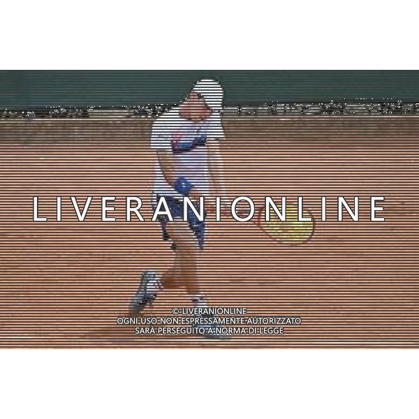 © TVRG Trofeo Bonfiglio Giulio Perego ITA vs Jakub Mensik CZE nella foto Giulio Perego Milano 15-07-2021 Tennis Club Alberto Bonacossa Campionati Internazionali d\'Italia categoria juniores 61mo Trofeo Bonfiglio - ottavi di finale foto Roberto Garavaglia/ag. Aldo Liverani sas