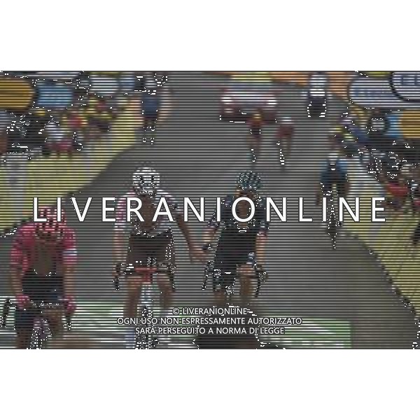 15-07-2021 Tour De France; Tappa 18 Pau - Luz Ardiden; 2021, Ag2r - Citroen; 2021, Bora - Hansgrohe; O\'connor, Ben; Kelderman, Wilko; Luz Ardiden; ©sirotti/AGENZIA ALDO LIVERANI SAS