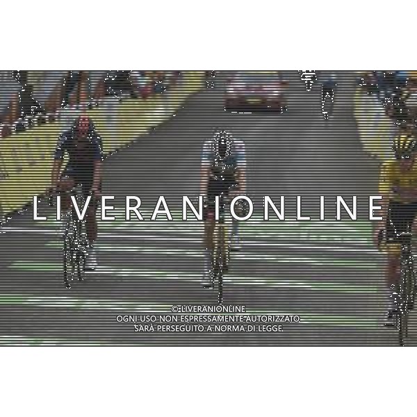15-07-2021 Tour De France; Tappa 18 Pau - Luz Ardiden; 2021, Jumbo - Visma; 2021, Ineos Grenadiers; Vingegaard, Jonas; Carapaz Antonio, Richard Antonio; Luz Ardiden; ©sirotti/AGENZIA ALDO LIVERANI SAS