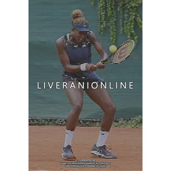 ¬© TVRG Trofeo Bonfiglio Clervie Ngounoue USA vs Diana Shnaider RUS nella foto Clervie Ngounoue Milano 15-07-2021 Tennis Club Alberto Bonacossa Campionati Internazionali d\'Italia categoria juniores 61mo Trofeo Bonfiglio - ottavi di finale foto Roberto Garavaglia/ag. Aldo Liverani sas/AGENZIA ALDO LIVERANI SAS