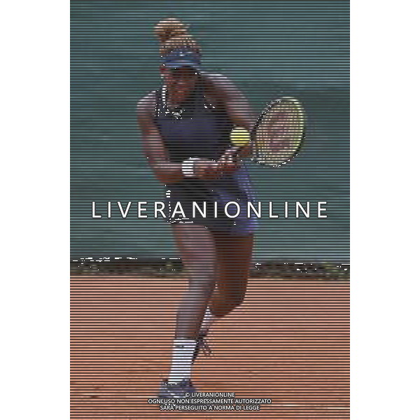 ¬© TVRG Trofeo Bonfiglio Clervie Ngounoue USA vs Diana Shnaider RUS nella foto Clervie Ngounoue Milano 15-07-2021 Tennis Club Alberto Bonacossa Campionati Internazionali d\'Italia categoria juniores 61mo Trofeo Bonfiglio - ottavi di finale foto Roberto Garavaglia/ag. Aldo Liverani sas/AGENZIA ALDO LIVERANI SAS