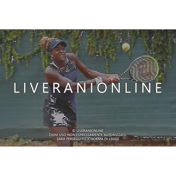 © TVRG Trofeo Bonfiglio Clervie Ngounoue USA vs Diana Shnaider RUS nella foto Clervie Ngounoue Milano 15-07-2021 Tennis Club Alberto Bonacossa Campionati Internazionali d\'Italia categoria juniores 61mo Trofeo Bonfiglio - ottavi di finale foto Roberto Garavaglia/ag. Aldo Liverani sas/AGENZIA ALDO LIVERANI SAS