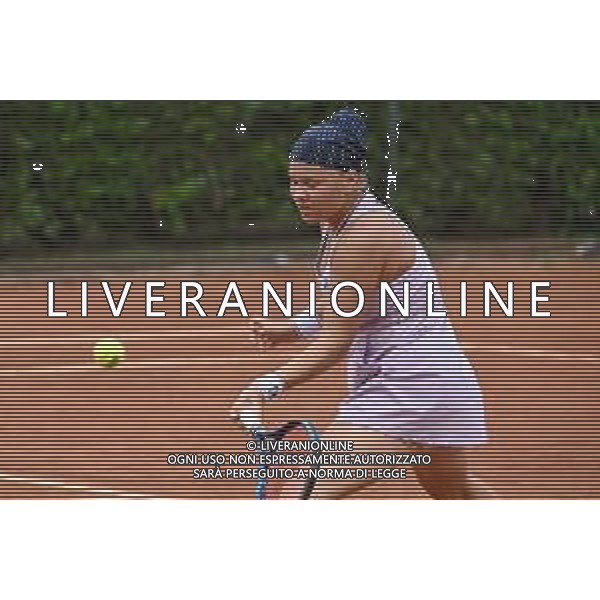 ¬© TVRG Trofeo Bonfiglio Clervie Ngounoue USA vs Diana Shnaider RUS nella foto Diana Shnaider Milano 15-07-2021 Tennis Club Alberto Bonacossa Campionati Internazionali d\'Italia categoria juniores 61mo Trofeo Bonfiglio - ottavi di finale foto Roberto Garavaglia/ag. Aldo Liverani sas/AGENZIA ALDO LIVERANI SAS