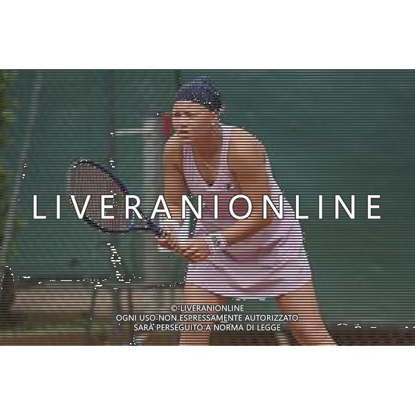 ¬© TVRG Trofeo Bonfiglio Clervie Ngounoue USA vs Diana Shnaider RUS nella foto Diana Shnaider Milano 15-07-2021 Tennis Club Alberto Bonacossa Campionati Internazionali d\'Italia categoria juniores 61mo Trofeo Bonfiglio - ottavi di finale foto Roberto Garavaglia/ag. Aldo Liverani sas/AGENZIA ALDO LIVERANI SAS