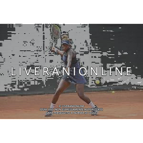© TVRG Trofeo Bonfiglio Clervie Ngounoue USA vs Diana Shnaider RUS nella foto Clervie Ngounoue Milano 15-07-2021 Tennis Club Alberto Bonacossa Campionati Internazionali d\'Italia categoria juniores 61mo Trofeo Bonfiglio - ottavi di finale foto Roberto Garavaglia/ag. Aldo Liverani sas/AGENZIA ALDO LIVERANI SAS