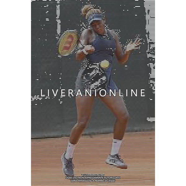 ¬© TVRG Trofeo Bonfiglio Clervie Ngounoue USA vs Diana Shnaider RUS nella foto Clervie Ngounoue Milano 15-07-2021 Tennis Club Alberto Bonacossa Campionati Internazionali d\'Italia categoria juniores 61mo Trofeo Bonfiglio - ottavi di finale foto Roberto Garavaglia/ag. Aldo Liverani sas/AGENZIA ALDO LIVERANI SAS
