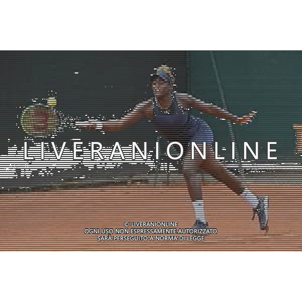 ¬© TVRG Trofeo Bonfiglio Clervie Ngounoue USA vs Diana Shnaider RUS nella foto Clervie Ngounoue Milano 15-07-2021 Tennis Club Alberto Bonacossa Campionati Internazionali d\'Italia categoria juniores 61mo Trofeo Bonfiglio - ottavi di finale foto Roberto Garavaglia/ag. Aldo Liverani sas/AGENZIA ALDO LIVERANI SAS