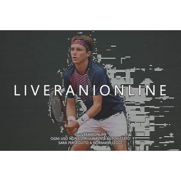 © TVRG Trofeo Bonfiglio Daniele Minighini ITA vs Giorgio Tabacco ITA nella foto Daniele Minighini Milano 15-07-2021 Tennis Club Alberto Bonacossa Campionati Internazionali d\'Italia categoria juniores 61mo Trofeo Bonfiglio - ottavi di finale foto Roberto Garavaglia/ag. Aldo Liverani sas/AGENZIA ALDO LIVERANI SAS