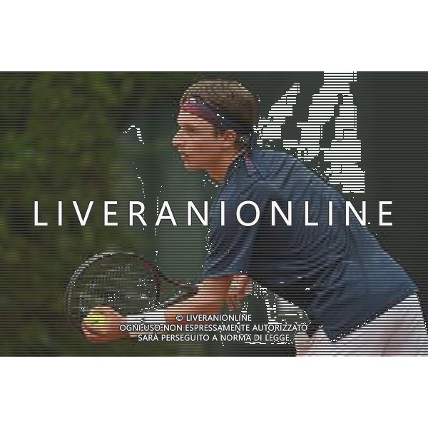 ¬© TVRG Trofeo Bonfiglio Daniele Minighini ITA vs Giorgio Tabacco ITA nella foto Daniele Minighini Milano 15-07-2021 Tennis Club Alberto Bonacossa Campionati Internazionali d\'Italia categoria juniores 61mo Trofeo Bonfiglio - ottavi di finale foto Roberto Garavaglia/ag. Aldo Liverani sas/AGENZIA ALDO LIVERANI SAS