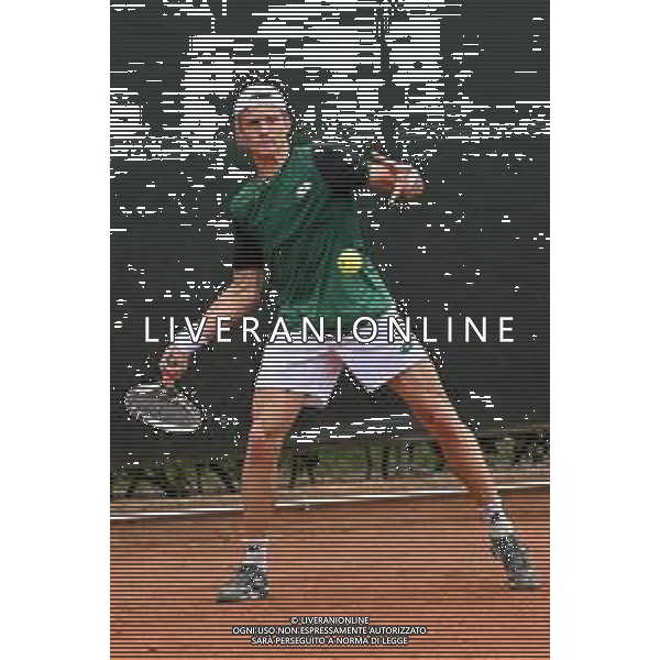 ¬© TVRG Trofeo Bonfiglio Daniele Minighini ITA vs Giorgio Tabacco ITA nella foto Giorgio Tabacco Milano 15-07-2021 Tennis Club Alberto Bonacossa Campionati Internazionali d\'Italia categoria juniores 61mo Trofeo Bonfiglio - ottavi di finale foto Roberto Garavaglia/ag. Aldo Liverani sas/AGENZIA ALDO LIVERANI SAS