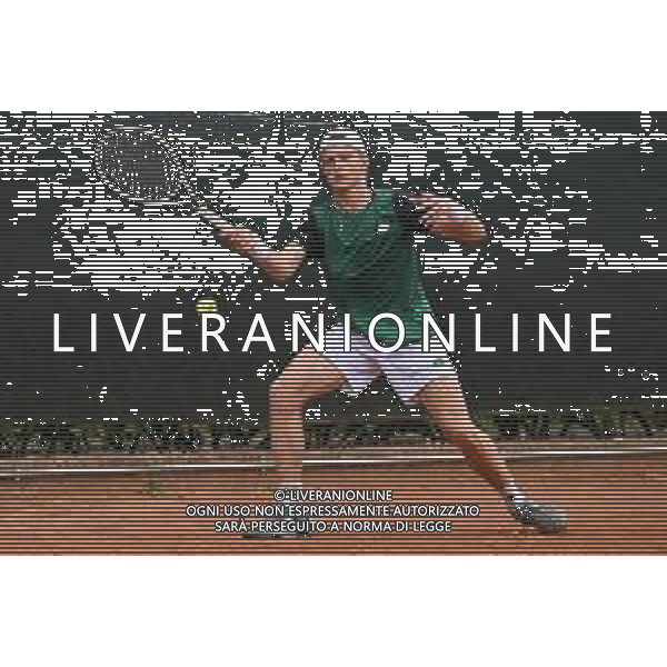 © TVRG Trofeo Bonfiglio Daniele Minighini ITA vs Giorgio Tabacco ITA nella foto Giorgio Tabacco Milano 15-07-2021 Tennis Club Alberto Bonacossa Campionati Internazionali d\'Italia categoria juniores 61mo Trofeo Bonfiglio - ottavi di finale foto Roberto Garavaglia/ag. Aldo Liverani sas/AGENZIA ALDO LIVERANI SAS