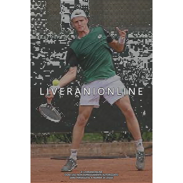 ¬© TVRG Trofeo Bonfiglio Daniele Minighini ITA vs Giorgio Tabacco ITA nella foto Giorgio Tabacco Milano 15-07-2021 Tennis Club Alberto Bonacossa Campionati Internazionali d\'Italia categoria juniores 61mo Trofeo Bonfiglio - ottavi di finale foto Roberto Garavaglia/ag. Aldo Liverani sas/AGENZIA ALDO LIVERANI SAS