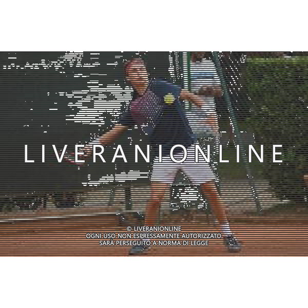 ¬© TVRG Trofeo Bonfiglio Daniele Minighini ITA vs Giorgio Tabacco ITA nella foto Daniele Minighini Milano 15-07-2021 Tennis Club Alberto Bonacossa Campionati Internazionali d\'Italia categoria juniores 61mo Trofeo Bonfiglio - ottavi di finale foto Roberto Garavaglia/ag. Aldo Liverani sas/AGENZIA ALDO LIVERANI SAS
