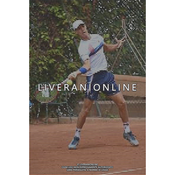 © TVRG Trofeo Bonfiglio Giulio Perego ITA vs Jakub Mensik CZE nella foto Giulio Perego Milano 15-07-2021 Tennis Club Alberto Bonacossa Campionati Internazionali d\'Italia categoria juniores 61mo Trofeo Bonfiglio - ottavi di finale foto Roberto Garavaglia/ag. Aldo Liverani sas/AGENZIA ALDO LIVERANI SAS