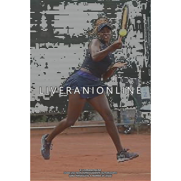 © TVRG Trofeo Bonfiglio - quarti di finale Petra Marcinko CRO vs Clervie Ngounoue USA nella foto Clervie Ngounoue Milano 16-07-2021 Tennis Club Alberto Bonacossa Campionati Internazionali d\'Italia categoria juniores 61mo Trofeo Bonfiglio - quarti di finale foto Roberto Garavaglia/ag. Aldo Liverani sas