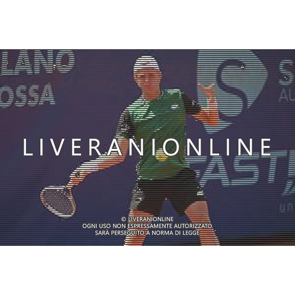© TVRG Trofeo Bonfiglio - quarti di finale Ignacio Buse PER vs Giorgio Tabacco ITA nella foto Giorgio Tabacco Milano 16-07-2021 Tennis Club Alberto Bonacossa Campionati Internazionali d\'Italia categoria juniores 61mo Trofeo Bonfiglio - quarti di finale foto Roberto Garavaglia/ag. Aldo Liverani sas