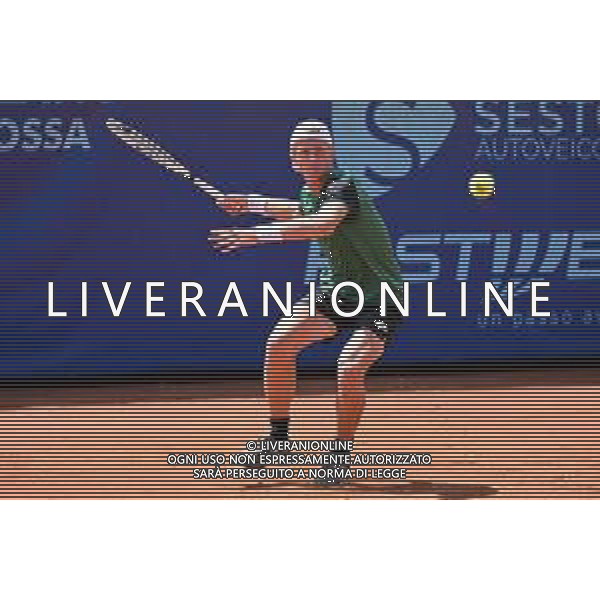 © TVRG Trofeo Bonfiglio - quarti di finale Ignacio Buse PER vs Giorgio Tabacco ITA nella foto Giorgio Tabacco Milano 16-07-2021 Tennis Club Alberto Bonacossa Campionati Internazionali d\'Italia categoria juniores 61mo Trofeo Bonfiglio - quarti di finale foto Roberto Garavaglia/ag. Aldo Liverani sas
