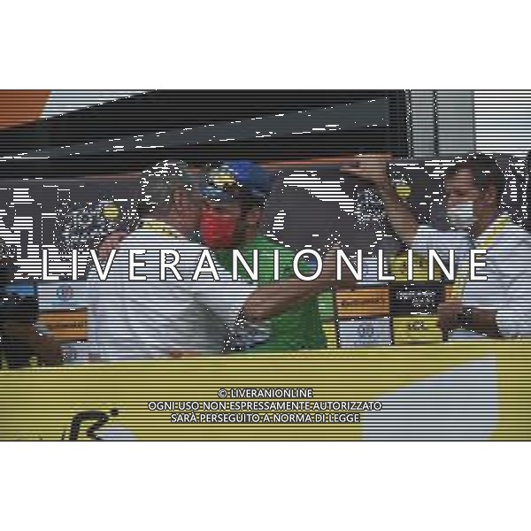 16-07-2021 Tour De France; Tappa 19 Mourenx - Libourne; 2021, Deceuninck - Quick Step; Cavendish, Mark; Merckx, Eddy; Libourne; ©SIROTTI/AGENZIA ALDO LIVERANI SAS