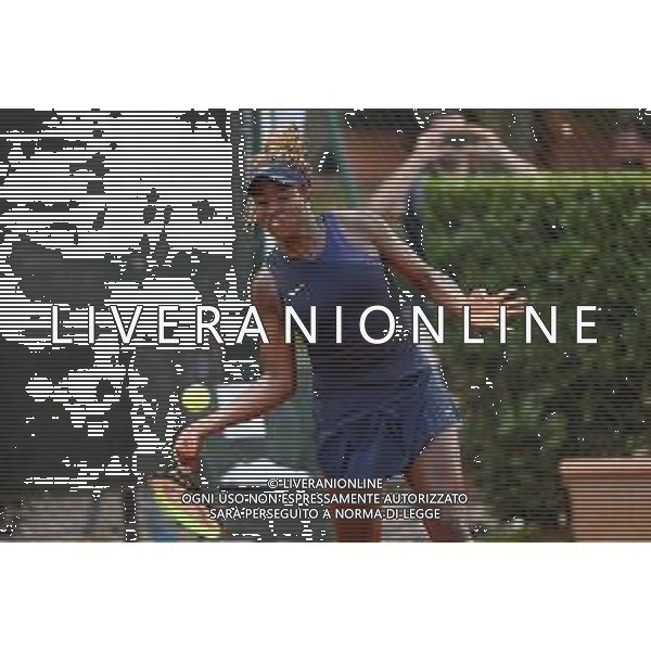© TVRG Trofeo Bonfiglio - quarti di finale Petra Marcinko CRO vs Clervie Ngounoue USA nella foto Clervie Ngounoue Milano 16-07-2021 Tennis Club Alberto Bonacossa Campionati Internazionali d\'Italia categoria juniores 61mo Trofeo Bonfiglio - quarti di finale foto Roberto Garavaglia/ag. Aldo Liverani sas/AG. ALDO LIVERANI SAS