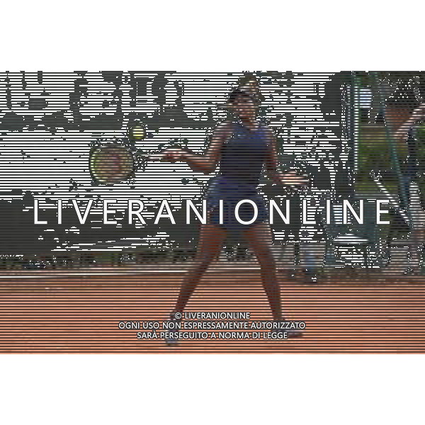 © TVRG Trofeo Bonfiglio - quarti di finale Petra Marcinko CRO vs Clervie Ngounoue USA nella foto Clervie Ngounoue Milano 16-07-2021 Tennis Club Alberto Bonacossa Campionati Internazionali d\'Italia categoria juniores 61mo Trofeo Bonfiglio - quarti di finale foto Roberto Garavaglia/ag. Aldo Liverani sas/AG. ALDO LIVERANI SAS