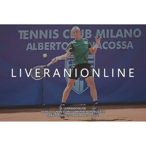 ¬© TVRG Trofeo Bonfiglio - quarti di finale Ignacio Buse PER vs Giorgio Tabacco ITA nella foto Giorgio Tabacco Milano 16-07-2021 Tennis Club Alberto Bonacossa Campionati Internazionali d\'Italia categoria juniores 61mo Trofeo Bonfiglio - quarti di finale foto Roberto Garavaglia/ag. Aldo Liverani sas/AG. ALDO LIVERANI SAS