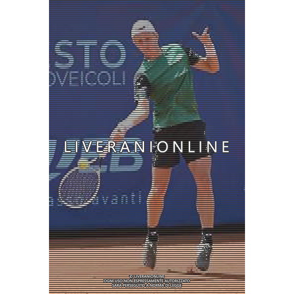 © TVRG Trofeo Bonfiglio - quarti di finale Ignacio Buse PER vs Giorgio Tabacco ITA nella foto Giorgio Tabacco Milano 16-07-2021 Tennis Club Alberto Bonacossa Campionati Internazionali d\'Italia categoria juniores 61mo Trofeo Bonfiglio - quarti di finale foto Roberto Garavaglia/ag. Aldo Liverani sas/AG. ALDO LIVERANI SAS