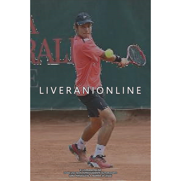 ¬© TVRG Trofeo Bonfiglio - quarti di finale Gonzalo Bueno PER vs Artur Kukasian RUS nella foto Gonzalo Bueno Milano 16-07-2021 Tennis Club Alberto Bonacossa Campionati Internazionali d\'Italia categoria juniores 61mo Trofeo Bonfiglio - quarti di finale foto Roberto Garavaglia/ag. Aldo Liverani sas/AG. ALDO LIVERANI SAS