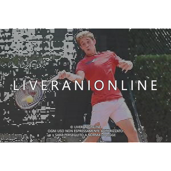 ¬© TVRG Trofeo Bonfiglio - quarti di finale Philip Florig GER vs Miguel Perez Pena ESP nella foto Miguel Perez Pena Milano 16-07-2021 Tennis Club Alberto Bonacossa Campionati Internazionali d\'Italia categoria juniores 61mo Trofeo Bonfiglio - quarti di finale foto Roberto Garavaglia/ag. Aldo Liverani sas/AG. ALDO LIVERANI SAS